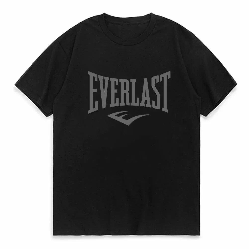 EVERLAST BOXING LOGO T-Shirt Men's Women's O-Neck Print