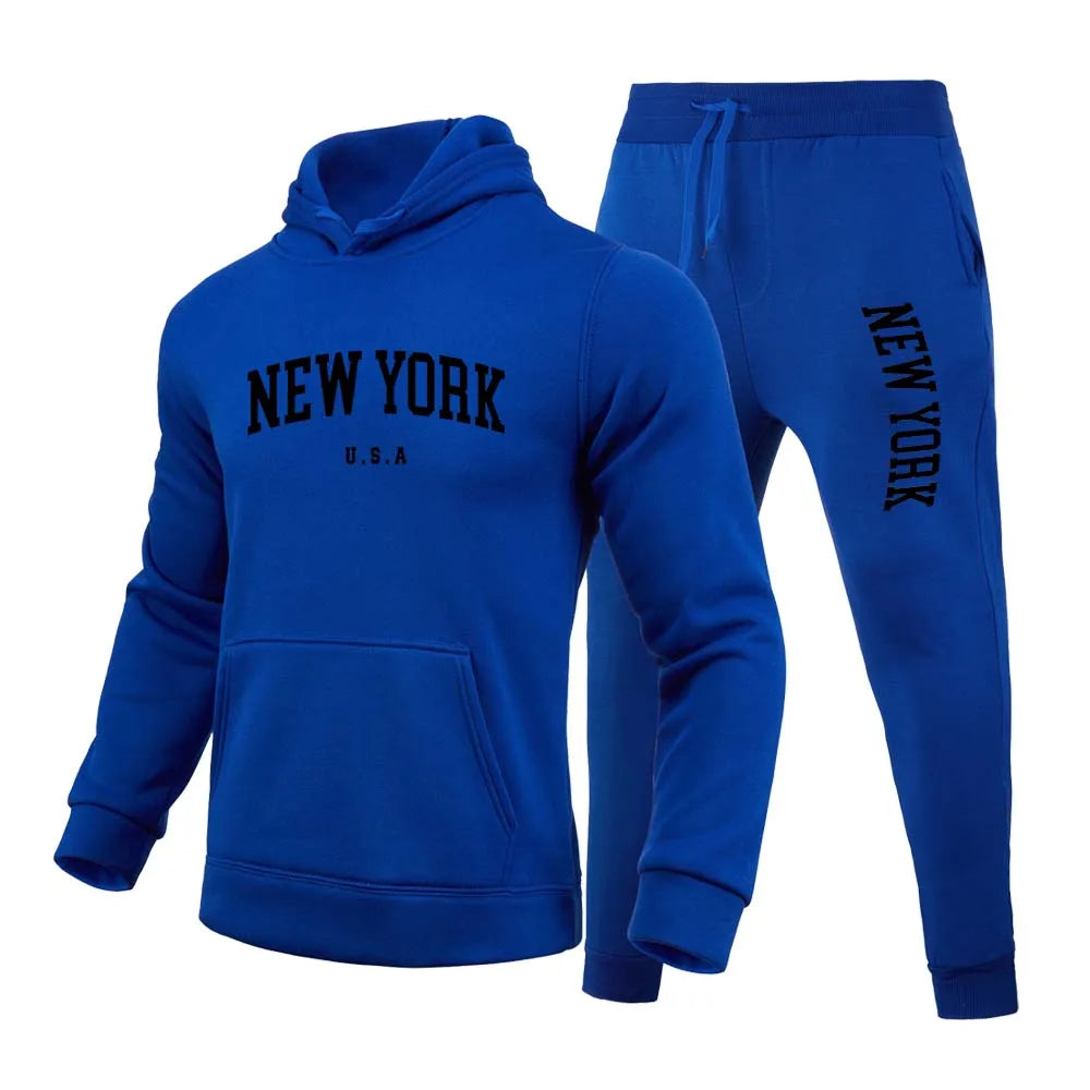 New York U.S.A City Men's/Women  Printed Set