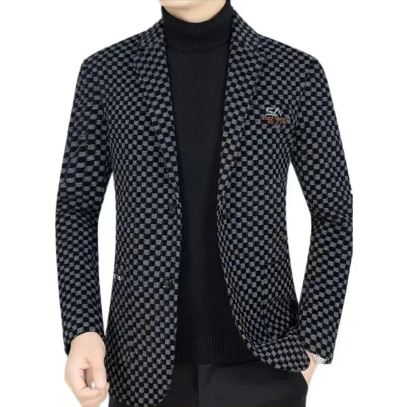 Velvet Woolen Suit Men’s Jackets