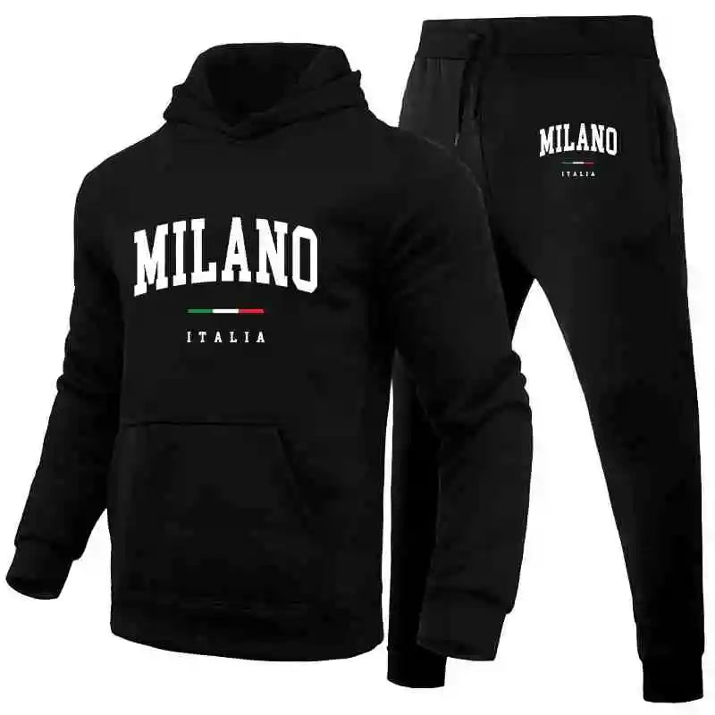 Men's Sports Hoodie Set