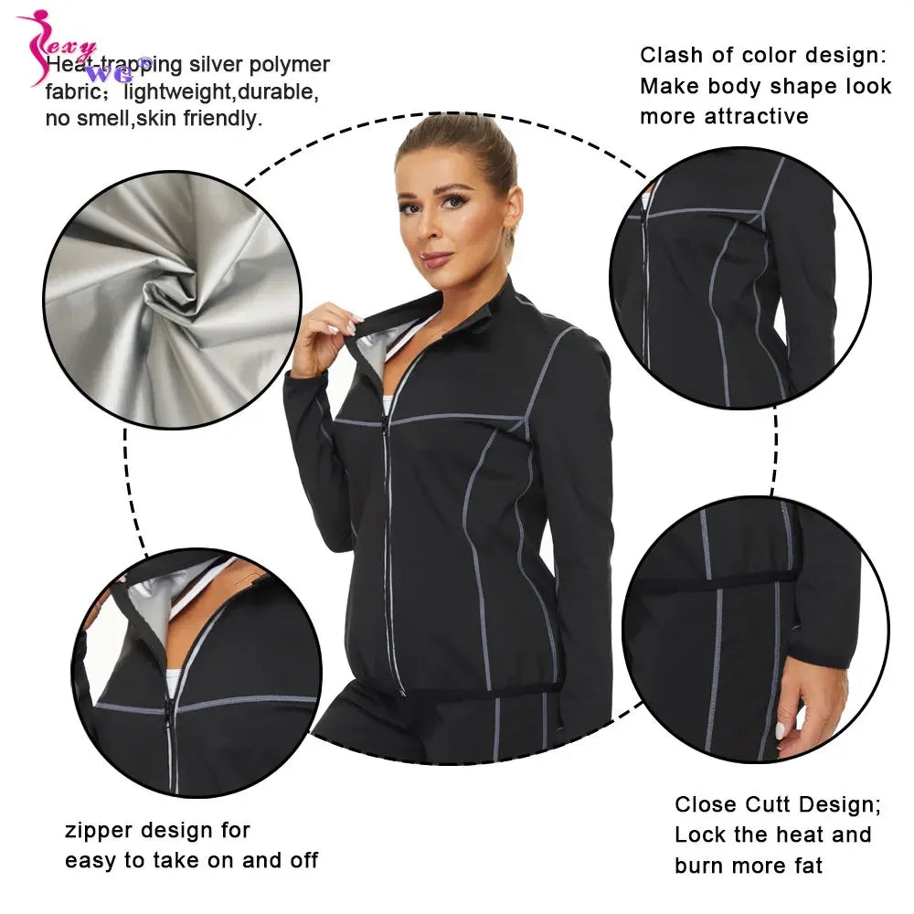 SEXYWG Women Sauna Suit for Weight Loss