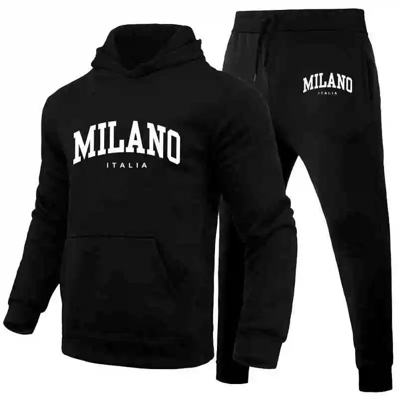 Men's Sports Hoodie Set