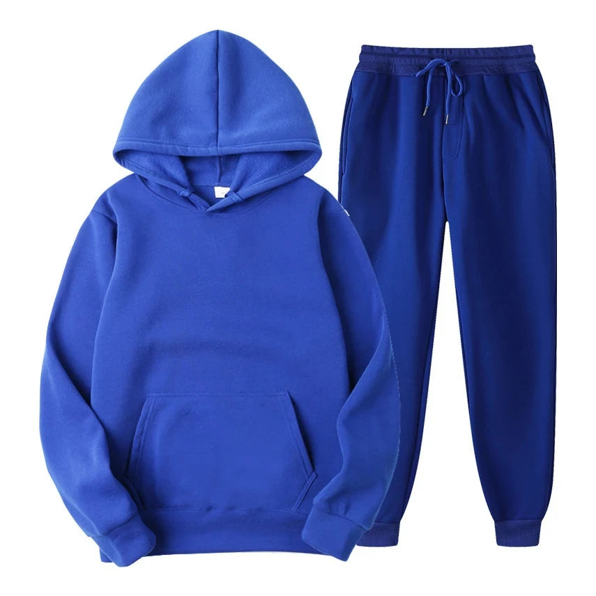 Tracksuits Men's sets Long Sleeve Pullover + Jogging Trousers