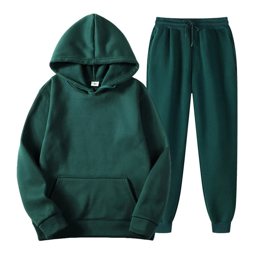 Tracksuits Men's sets Long Sleeve Pullover + Jogging Trousers