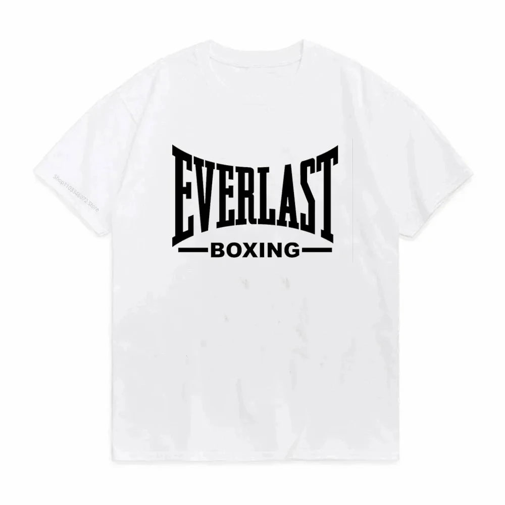 EVERLAST BOXING LOGO T-Shirt Men's Women's O-Neck Print