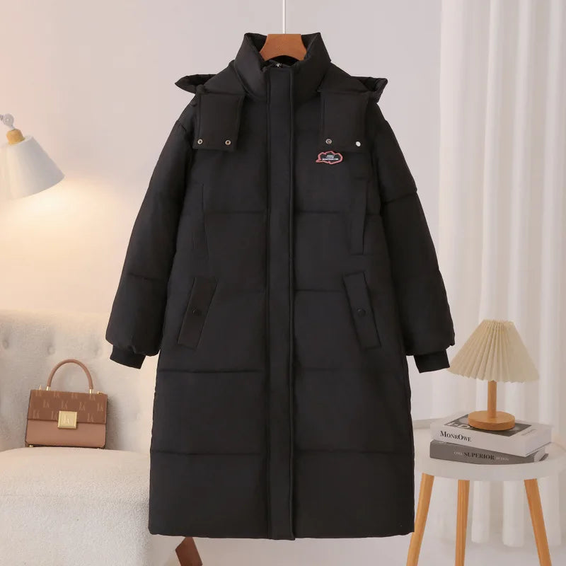 Plus Size Women Parka x-long