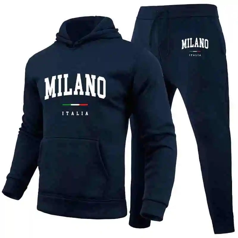 Men's Sports Hoodie Set