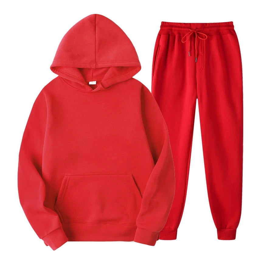 Tracksuits Men's sets Long Sleeve Pullover + Jogging Trousers