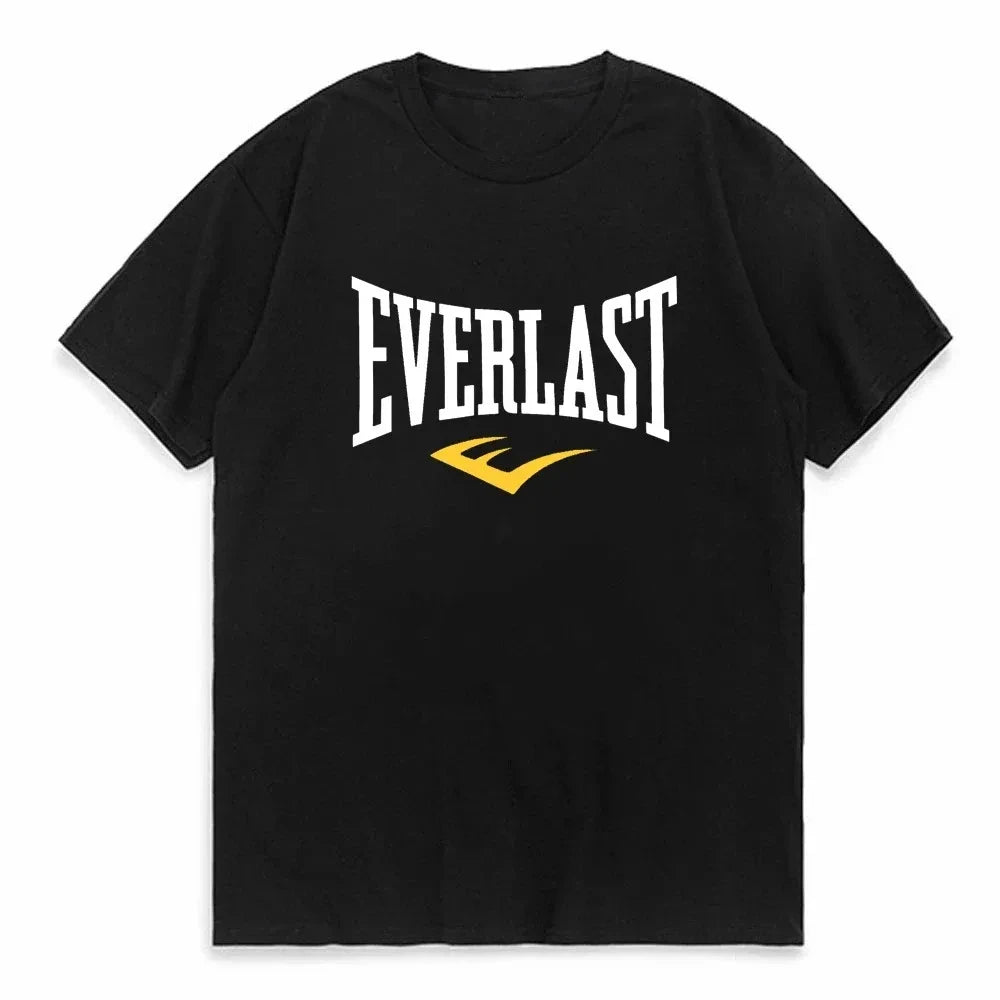 EVERLAST BOXING LOGO T-Shirt Men's Women's O-Neck Print