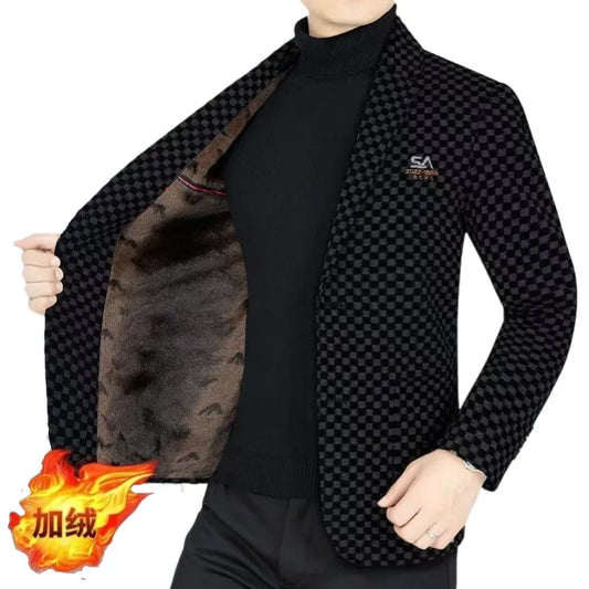 Velvet Woolen Suit Men’s Jackets