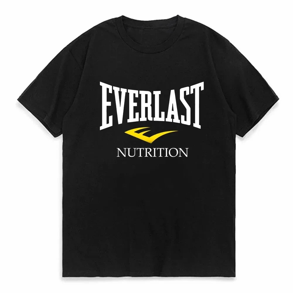 EVERLAST BOXING LOGO T-Shirt Men's Women's O-Neck Print