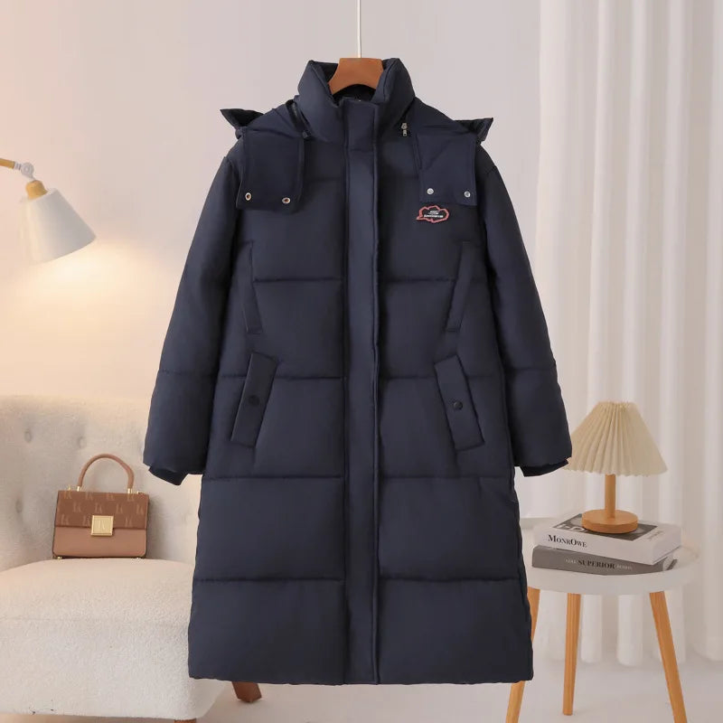 Plus Size Women Parka x-long