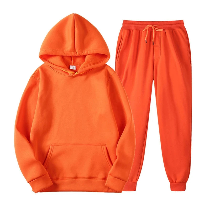 Tracksuits Men's sets Long Sleeve Pullover + Jogging Trousers