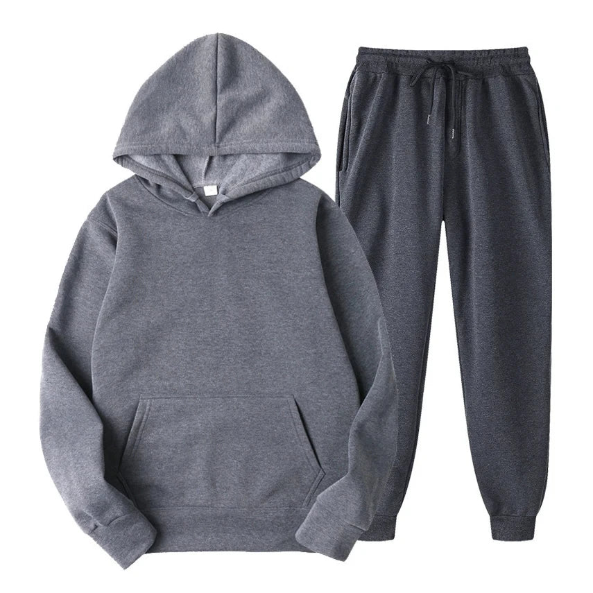 Tracksuits Men's sets Long Sleeve Pullover + Jogging Trousers