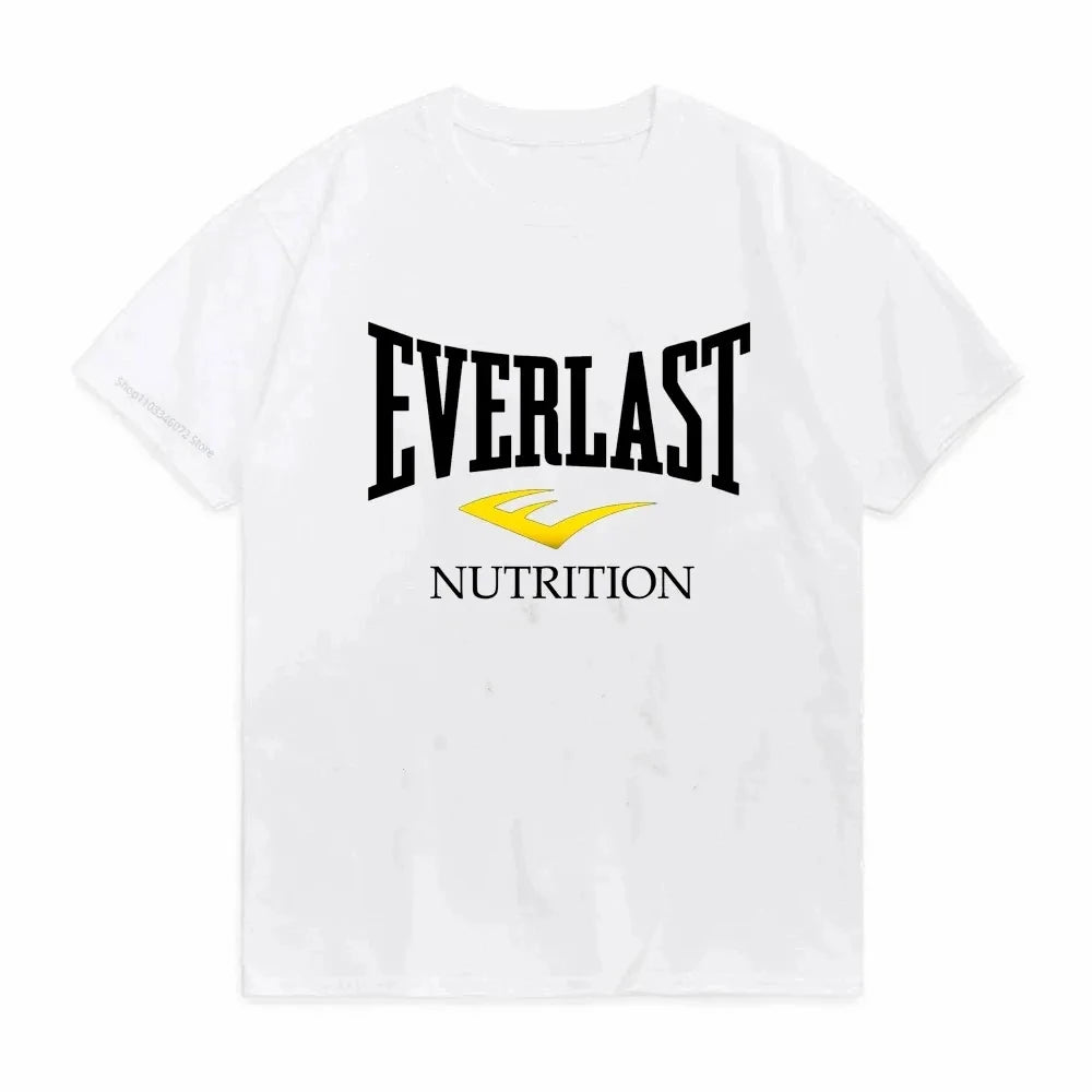 EVERLAST BOXING LOGO T-Shirt Men's Women's O-Neck Print