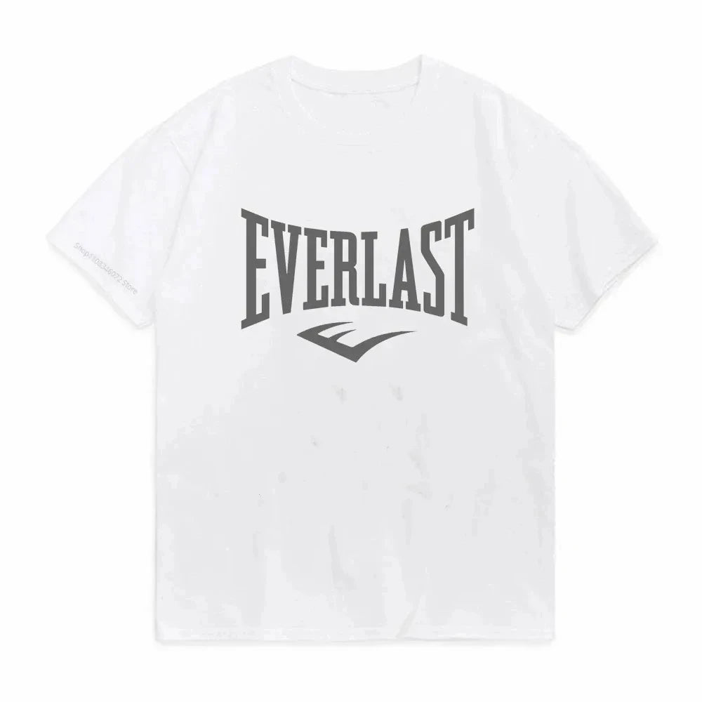 EVERLAST BOXING LOGO T-Shirt Men's Women's O-Neck Print