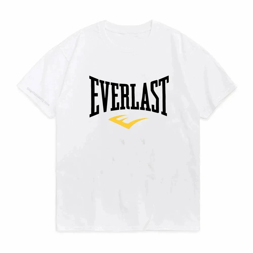 EVERLAST BOXING LOGO T-Shirt Men's Women's O-Neck Print