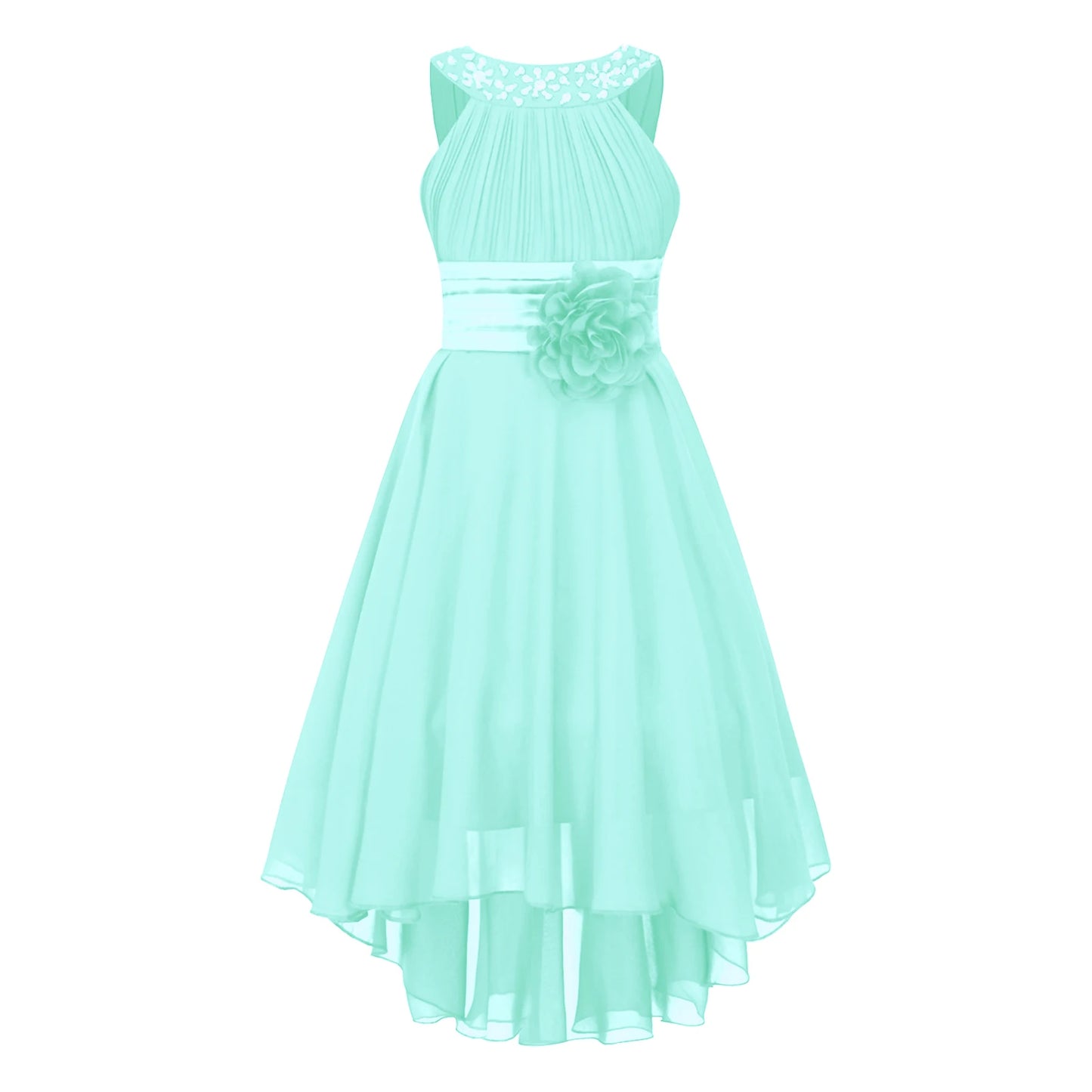 Girls Party Sleeveless Dress